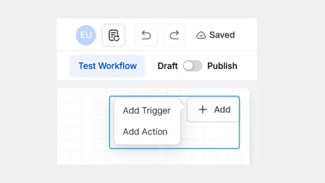 Switching to the Advanced Builder from the top-left dropdown