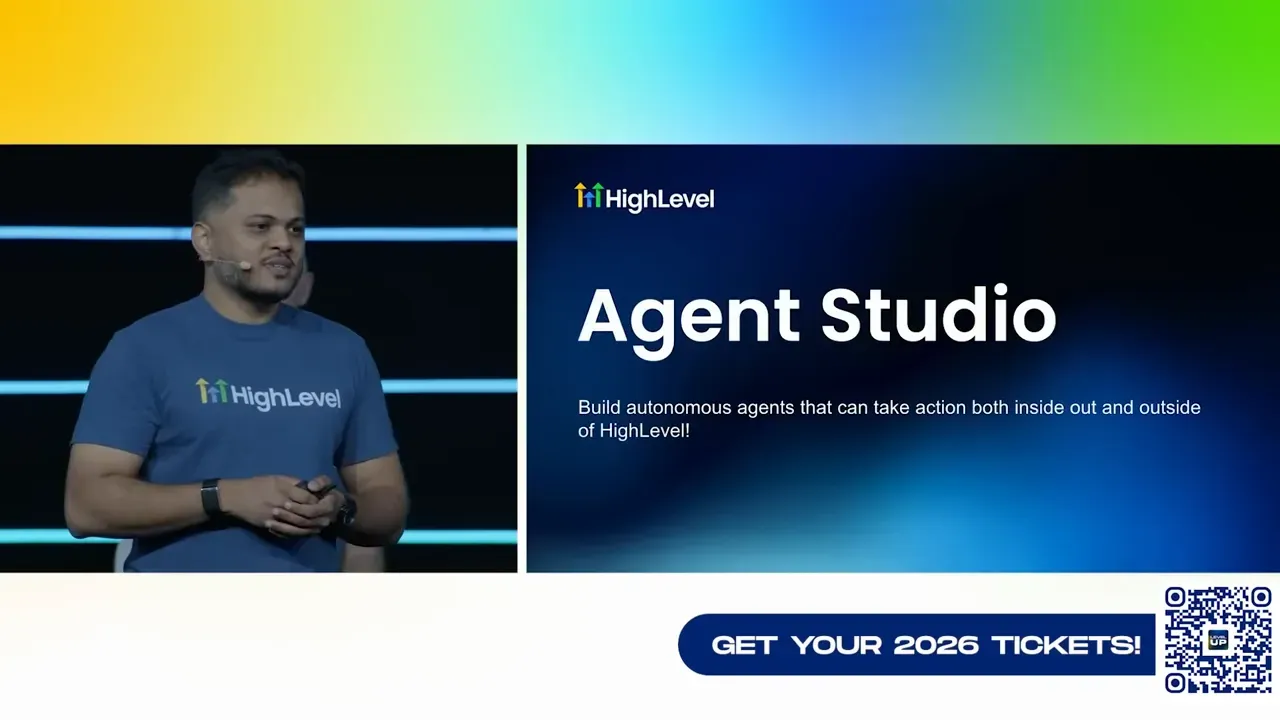 Agent Studio slide showing content creation workflows