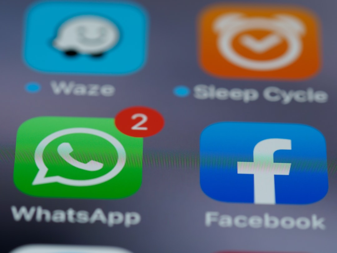 messaging app on smartphone social media