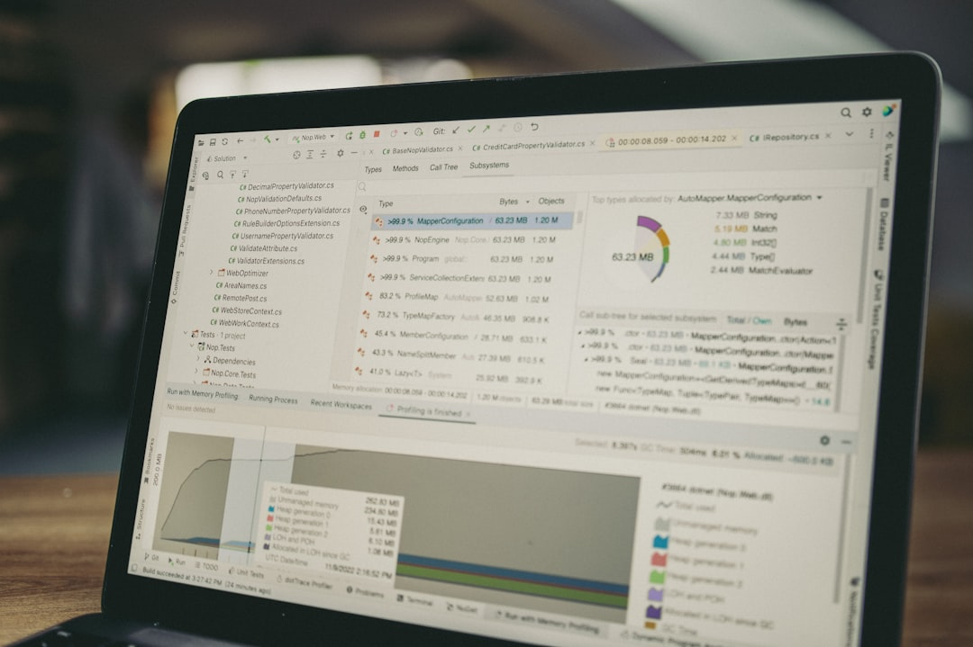spreadsheet on laptop inventory management