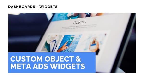 New: Custom Object & Meta Ads Widgets on Dashboard