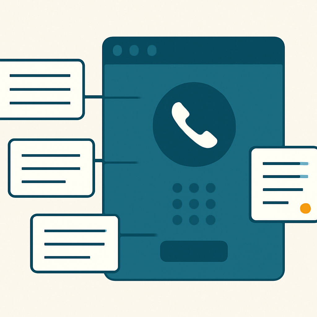 How to Configure and Execute Call Scripts in the In-App Web Dialer